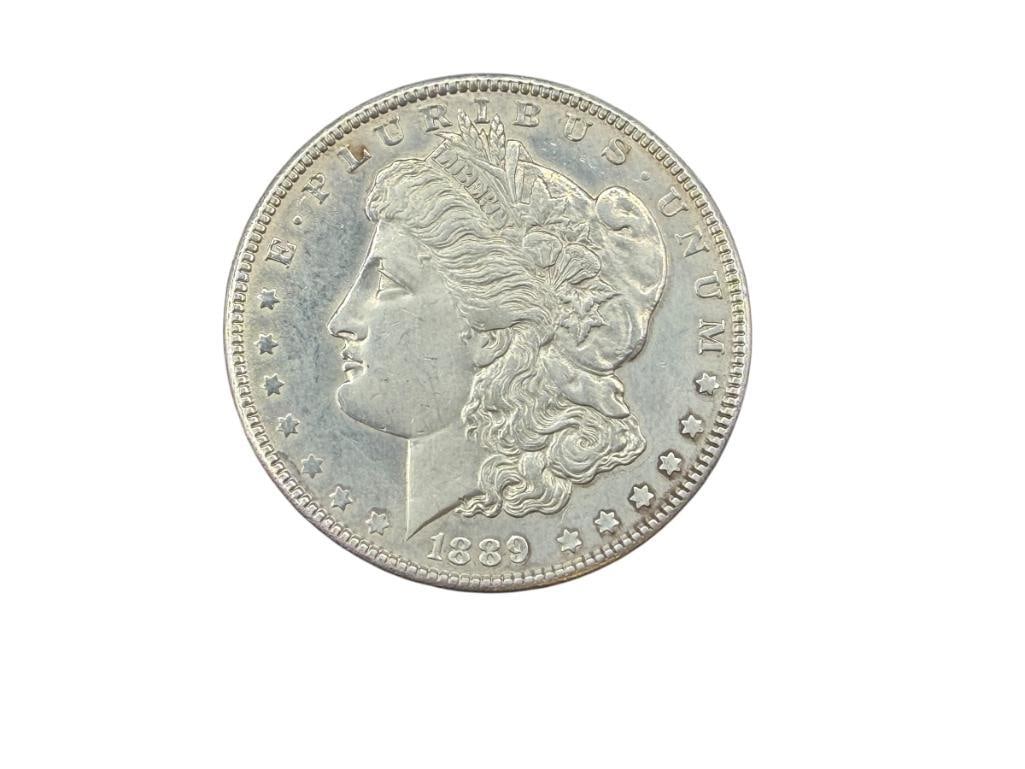 1889 U.S. MORGAN SILVER DOLLAR (1 of 6)