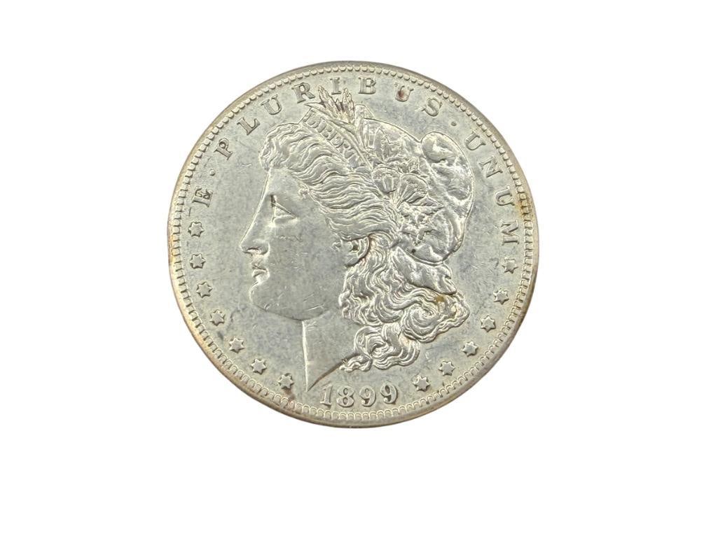 1899-O U.S. MORGAN SILVER DOLLAR: 90% SILVER