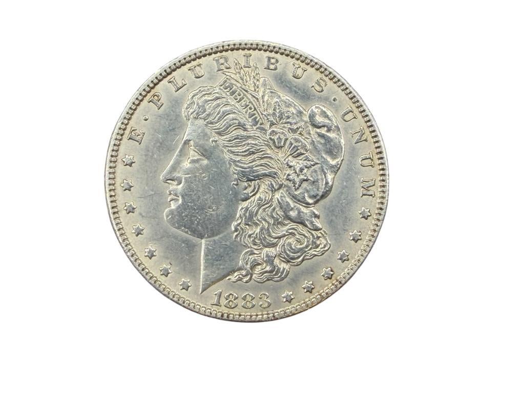 1883 U.S. MORGAN SILVER DOLLAR: 90% SILVER