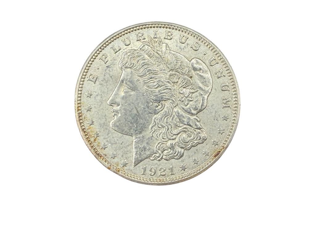 1921 U.S. MORGAN SILVER DOLLAR (1 of 6)