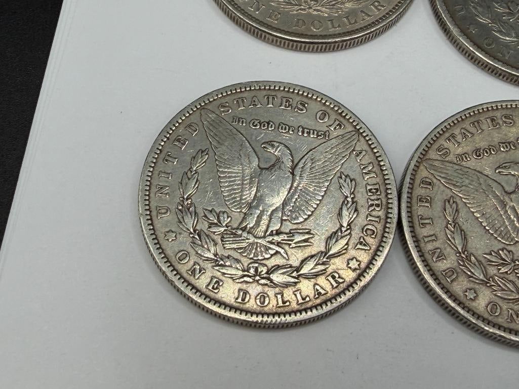 10 U.S. MORGAN SILVER DOLLARS FEATURING VARIOUS DATES AND MINT MARKS - 13