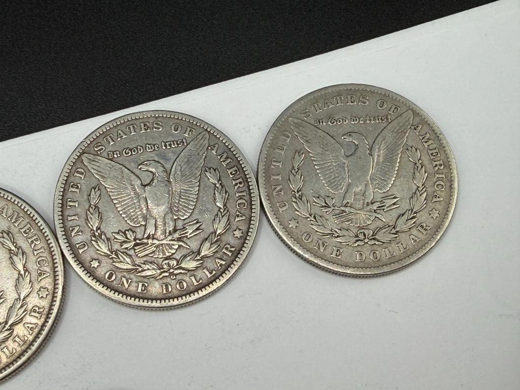 10 U.S. MORGAN SILVER DOLLARS FEATURING VARIOUS DATES AND MINT MARKS - 7