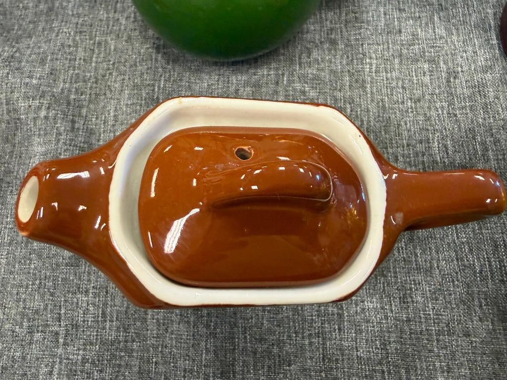 MID-CENTURY HALL AND JAPAN / OCCUPIED JAPAN MADE CERAMIC TEAPOTS - 4
