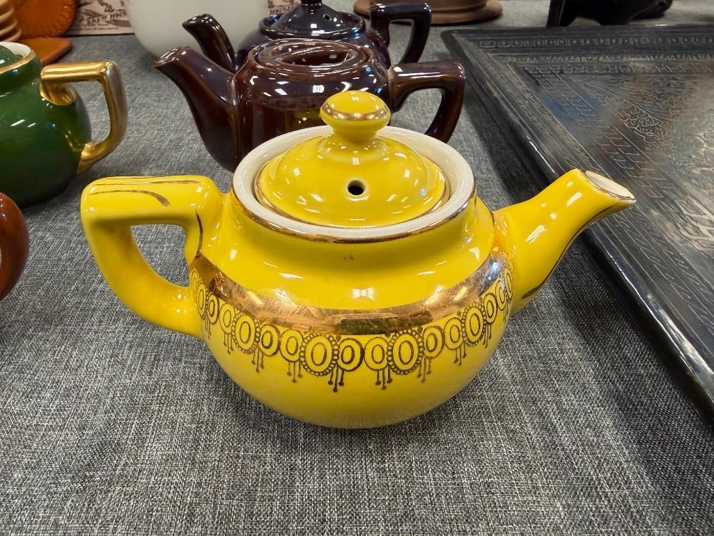 MID-CENTURY HALL AND JAPAN / OCCUPIED JAPAN MADE CERAMIC TEAPOTS - 7