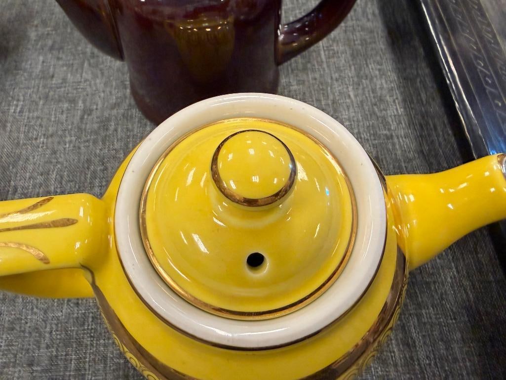 MID-CENTURY HALL AND JAPAN / OCCUPIED JAPAN MADE CERAMIC TEAPOTS - 8