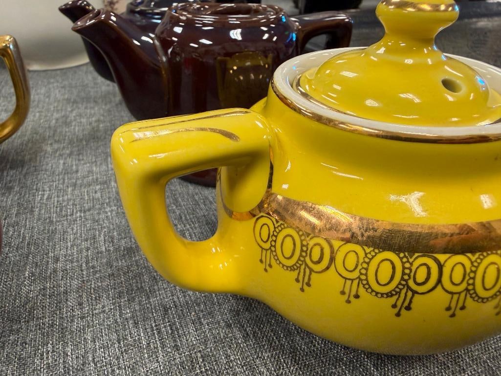 MID-CENTURY HALL AND JAPAN / OCCUPIED JAPAN MADE CERAMIC TEAPOTS - 9