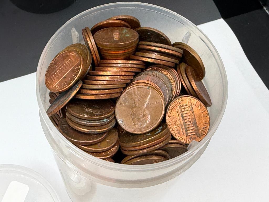 APPROX. 620 U.S. LINCOLN MEMORIAL AND WHEAT CENTS - 2