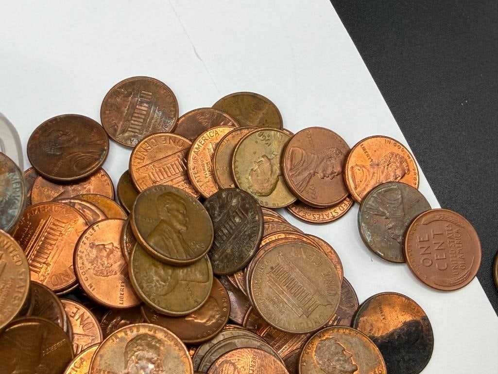 APPROX. 620 U.S. LINCOLN MEMORIAL AND WHEAT CENTS - 5