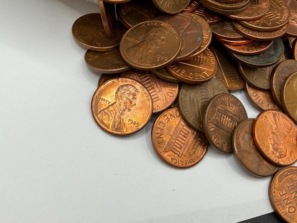 APPROX. 620 U.S. LINCOLN MEMORIAL AND WHEAT CENTS - 6