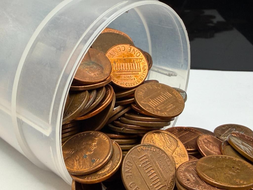APPROX. 620 U.S. LINCOLN MEMORIAL AND WHEAT CENTS - 7