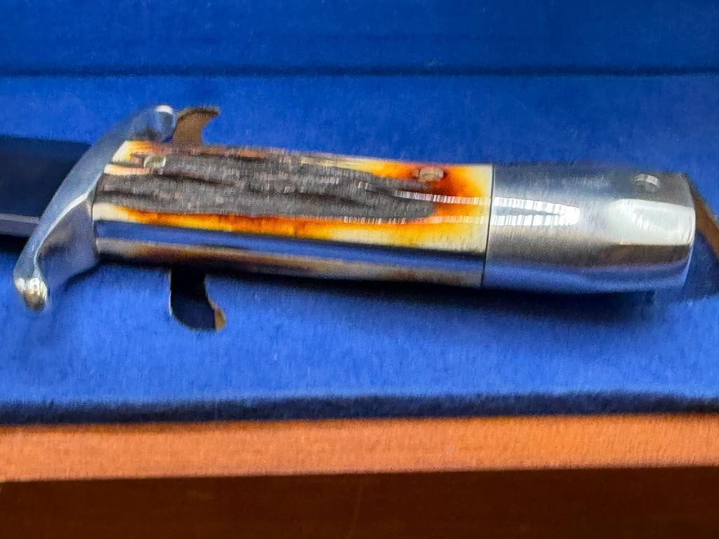 1976 CASE #523-7 BICENTENNIAL DOUBLE EAGLE HUNTER CASE XX FIXED BLADE HUNTING KNIFE - 10