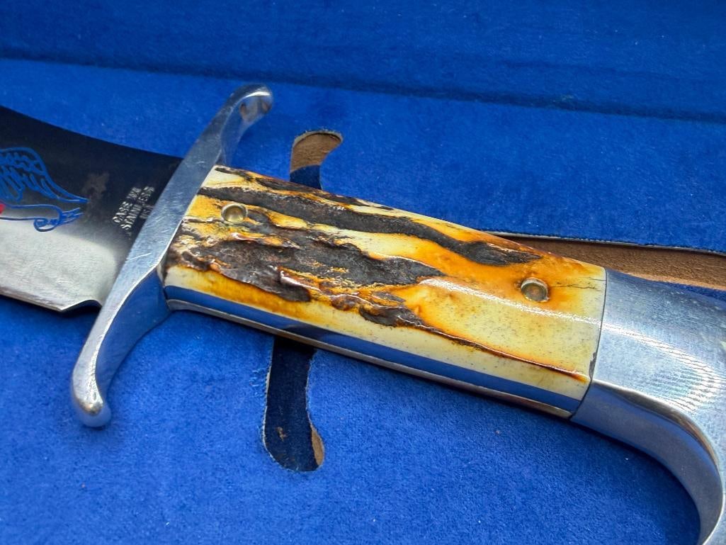 1976 CASE #523-7 BICENTENNIAL DOUBLE EAGLE HUNTER CASE XX FIXED BLADE HUNTING KNIFE - 5