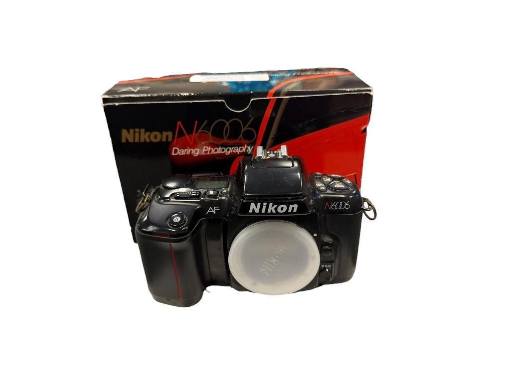 1991 NIKON AF N6006 SLR AUTOFOCUS 35 MM FILM CAMERA BODY (1 of 11)