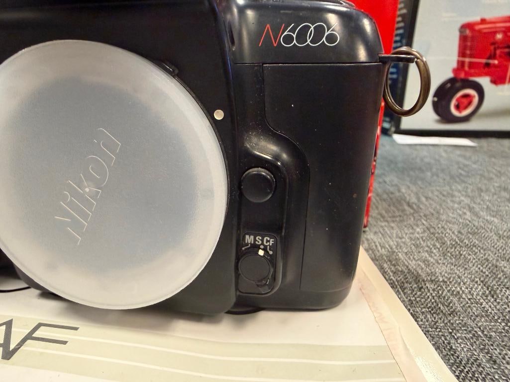 1991 NIKON AF N6006 SLR AUTOFOCUS 35 MM FILM CAMERA BODY - 4