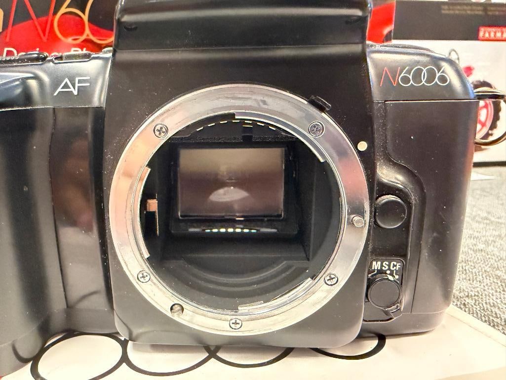 1991 NIKON AF N6006 SLR AUTOFOCUS 35 MM FILM CAMERA BODY - 5
