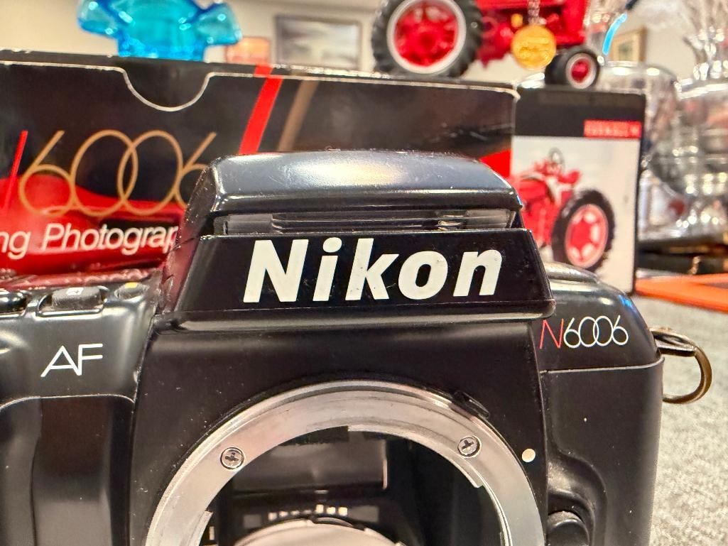 1991 NIKON AF N6006 SLR AUTOFOCUS 35 MM FILM CAMERA BODY - 6