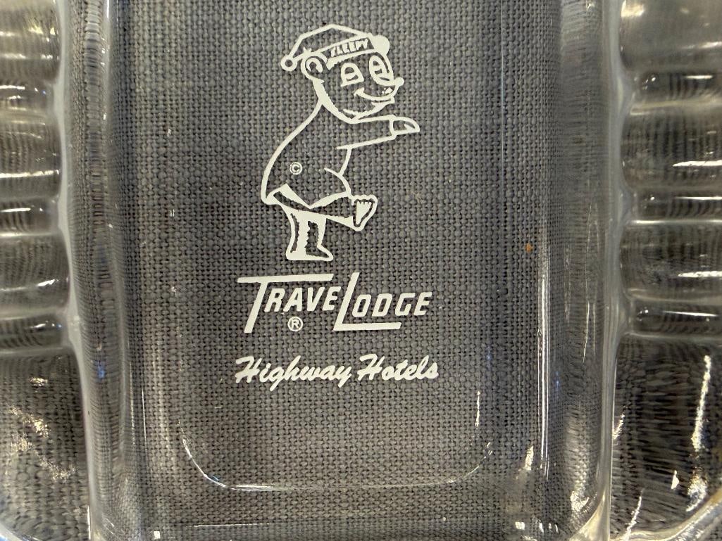 21 ASSORTED GLASS AND CERAMIC ASHTRAYS FROM VARIOUS ESTABLISHMENTS - 7