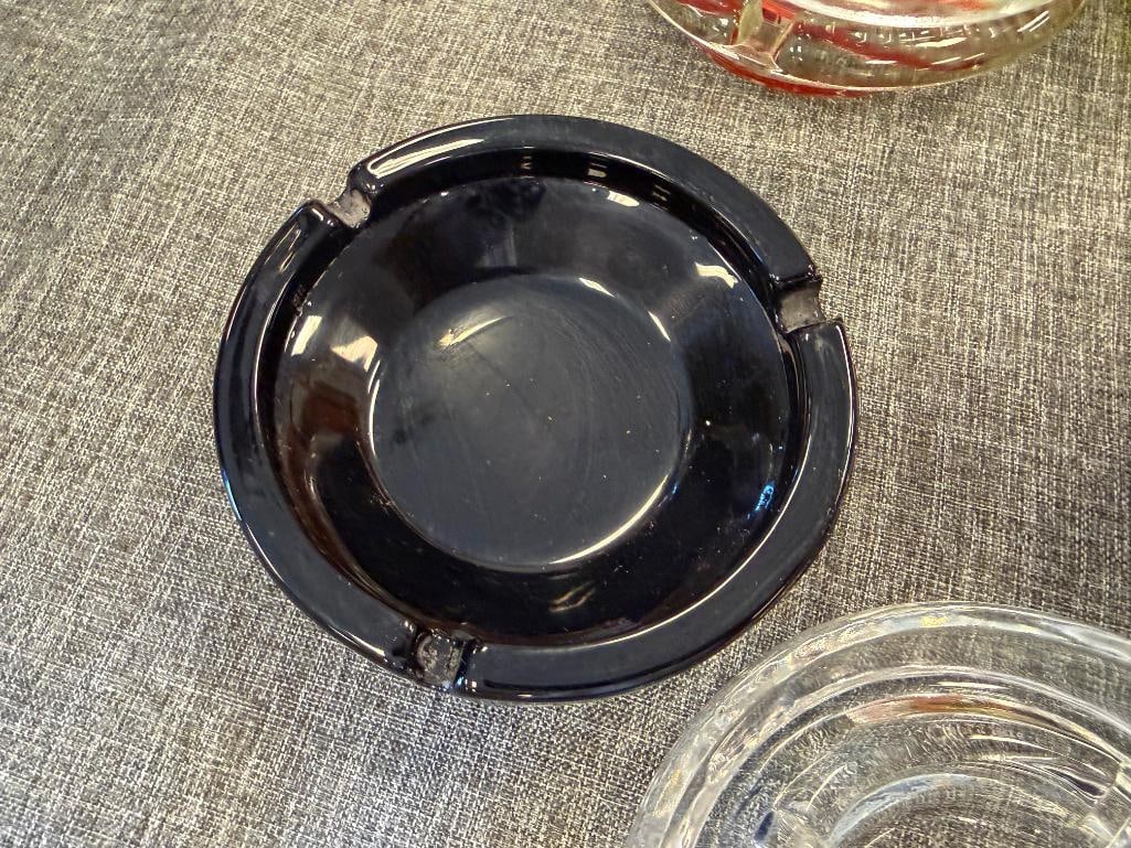 17 ASSORTED GLASS ASHTRAYS FROM HOTELS / CASINOS IN NEVADA CAL-NEVA, SAHARA, HILTON, MGM, HARVEY'S - 8