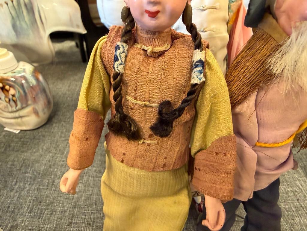 EARLY 20TH CENTURY CHINESE OPERA / DOOR OF HOPE CMPOSITION DOLLS LATE 19TH - EARLY 20TH CENTURY - 12