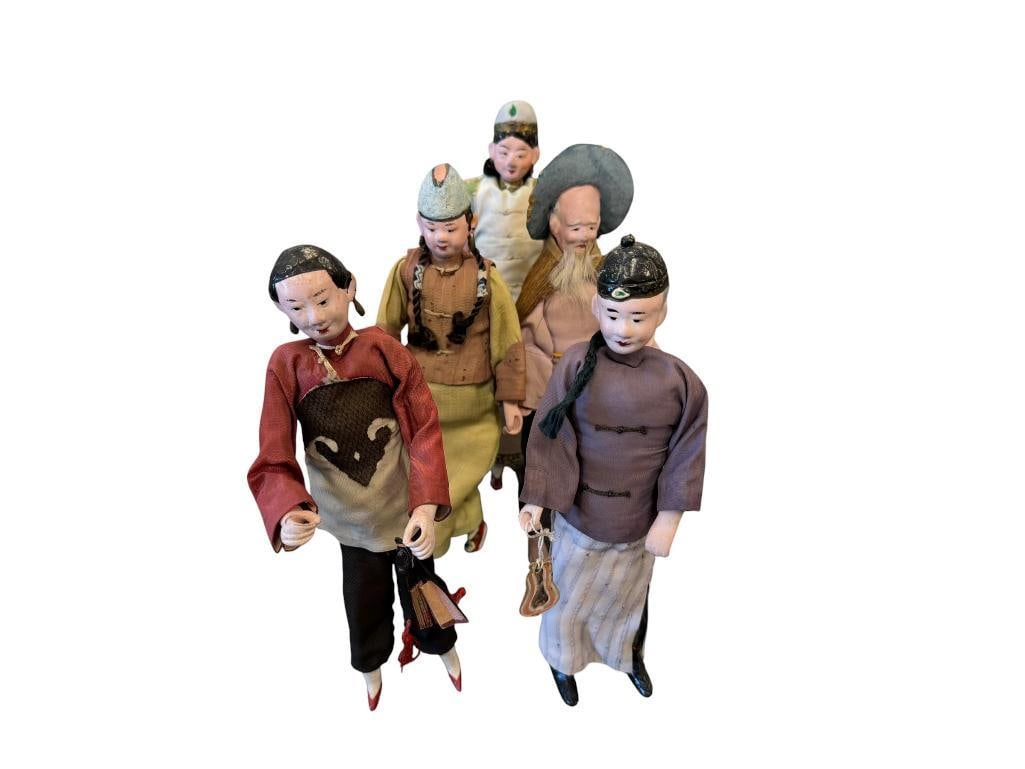 EARLY 20TH CENTURY CHINESE OPERA / DOOR OF HOPE CMPOSITION DOLLS LATE 19TH - EARLY 20TH CENTURY (1 of 15)
