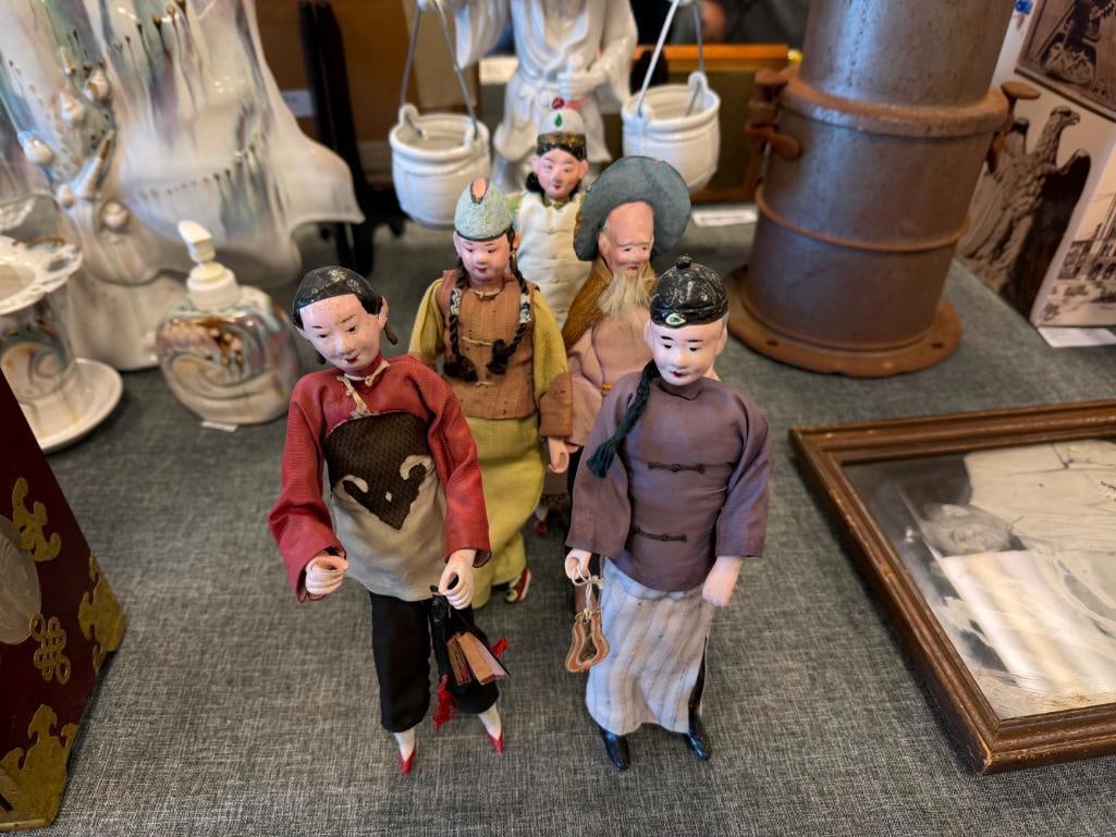 EARLY 20TH CENTURY CHINESE OPERA / DOOR OF HOPE CMPOSITION DOLLS LATE 19TH - EARLY 20TH CENTURY - 2