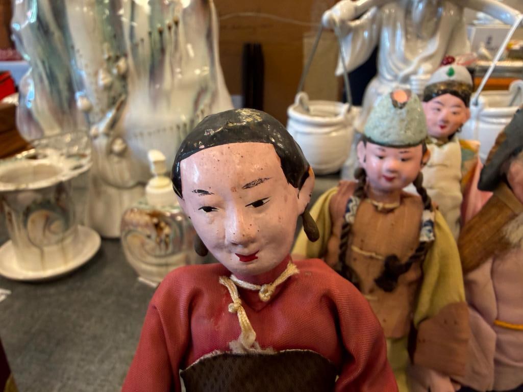 EARLY 20TH CENTURY CHINESE OPERA / DOOR OF HOPE CMPOSITION DOLLS LATE 19TH - EARLY 20TH CENTURY - 3