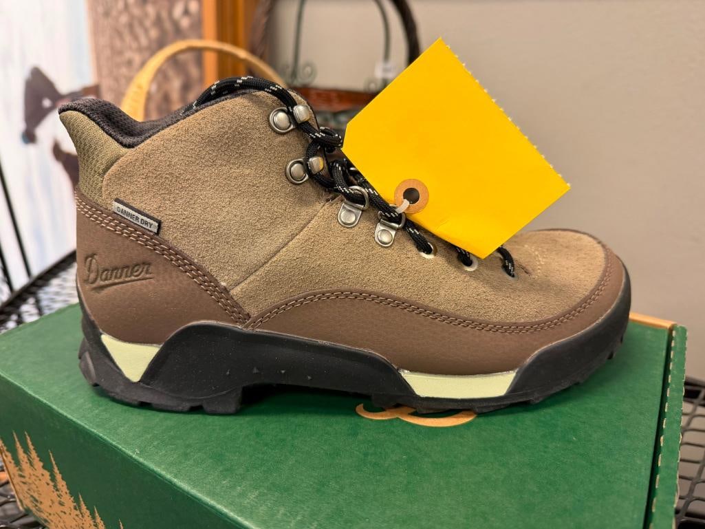 WOMENS DANNER PANORAMA MID WATERPROOF HIKING SHOES NEW IN THE BOX SIZE 7.5 - 3