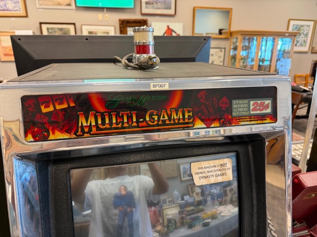 BALLY GAMING GAME MAKER MULTI-GAME 25 CENTS QUARTER SLOT MACHINE - 15