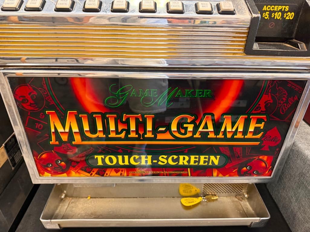 BALLY GAMING GAME MAKER MULTI-GAME 25 CENTS QUARTER SLOT MACHINE - 4