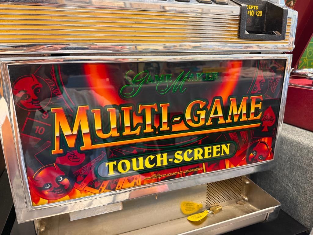 BALLY GAMING GAME MAKER MULTI-GAME 25 CENTS QUARTER SLOT MACHINE - 6