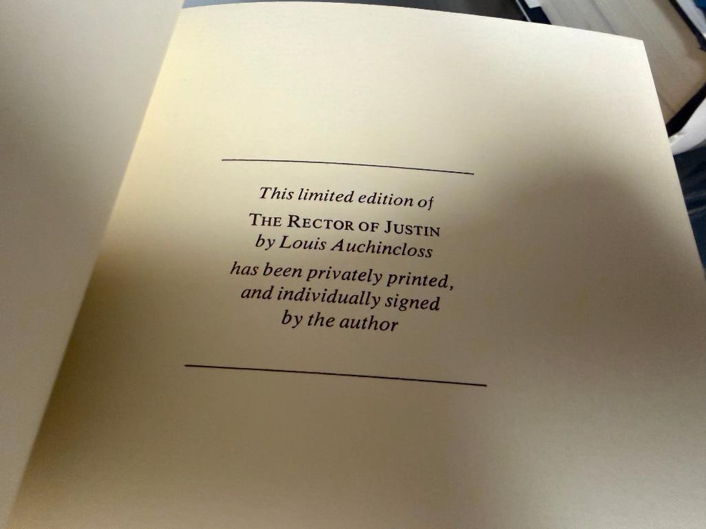 FIVE SIGNED THE FRANKLIN LIBRARY LEATHER BOUND BOOKS INCLUDING " THE CANE MUTINY " BY HERMAN WOUK - 4