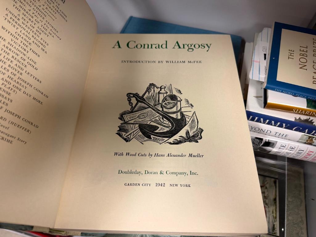 COLLECTION OF SEVEN VINTAGE BOOKS INCLUDING " IDYLLS OF THE KING " BY ALFRED LORD TENNYSON - 11