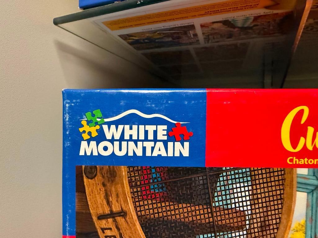 FIVE 1,000 PIECE PUZZLES INCLUDING THREE BY WHITE MOUNTAIN, STAR TREK CATS, AND CHARLES WYSOCKI - 11