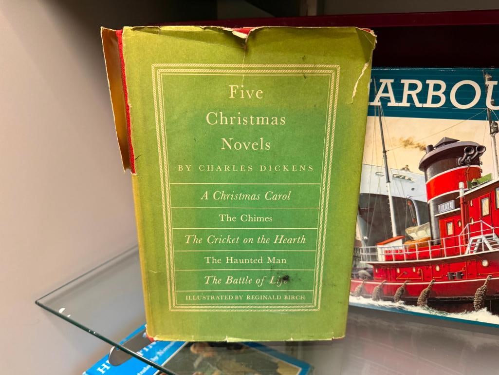 SIX VINTAGE BOOKS INCLUDING " TOM SAWYER " AND " HUCKLEBERRY FINN " ILLUSTRATED BY NORMAN ROCKWELL - 3
