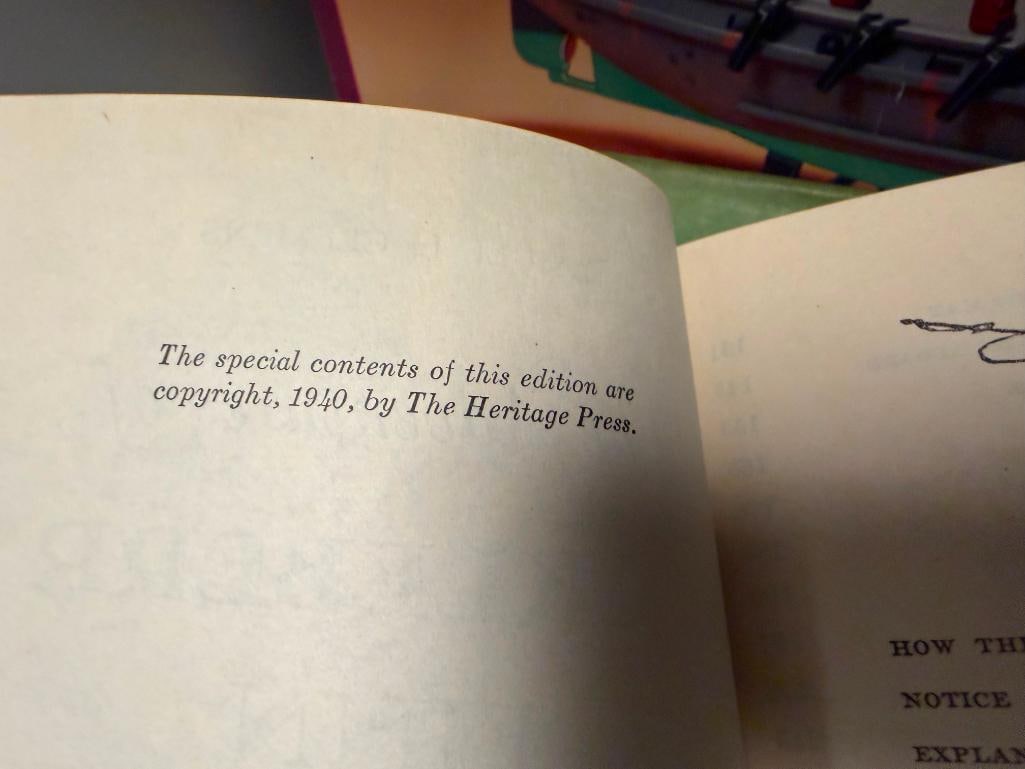 SIX VINTAGE BOOKS INCLUDING " TOM SAWYER " AND " HUCKLEBERRY FINN " ILLUSTRATED BY NORMAN ROCKWELL - 9