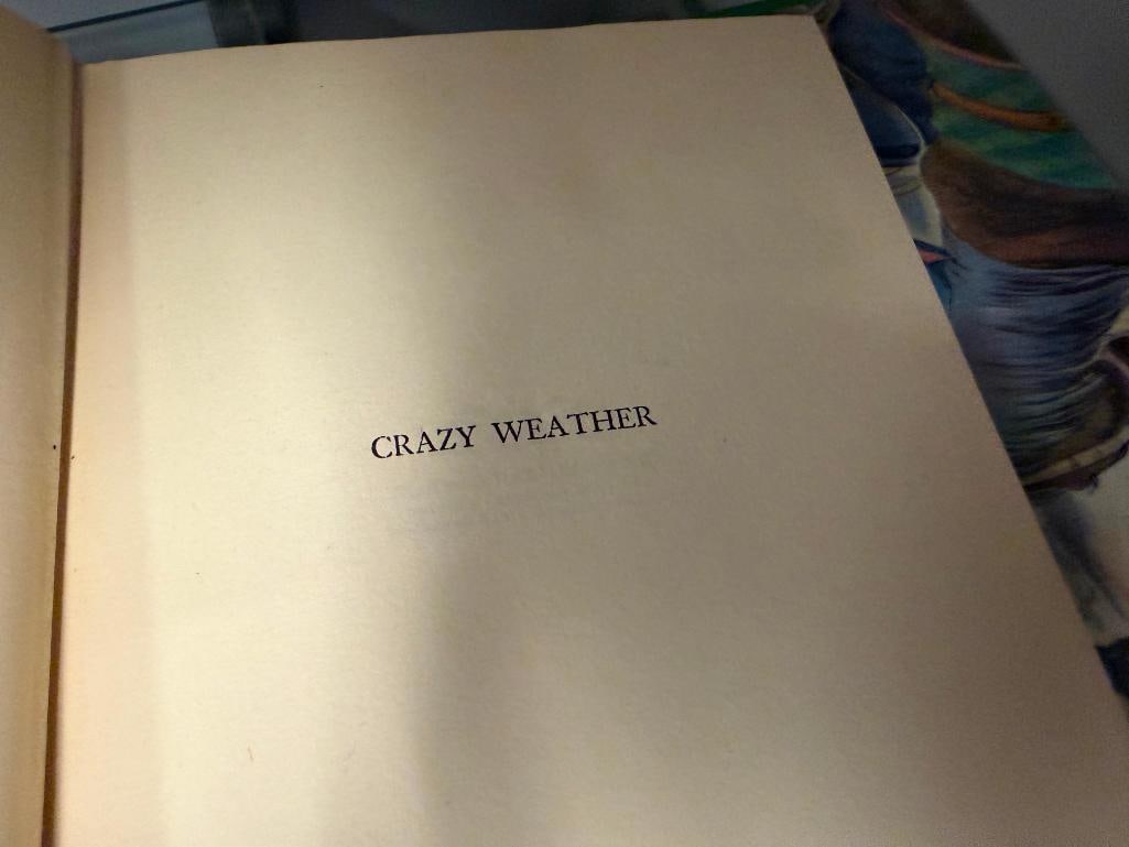 FOUR VINTAGE BOOKS INCLUDING " CRAZY WEATHER " BY CHARLES L. MCNICHOLS AND " BLACK BEAUTY " BY SE... - 4