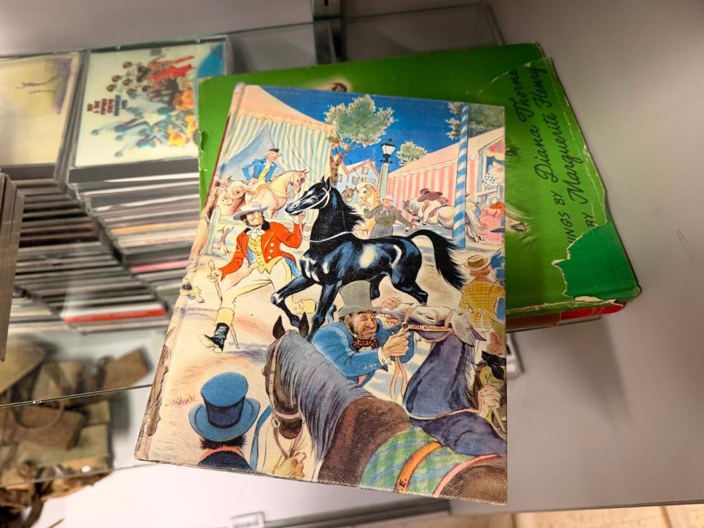 FOUR VINTAGE BOOKS INCLUDING " CRAZY WEATHER " BY CHARLES L. MCNICHOLS AND " BLACK BEAUTY " BY SE... - 8