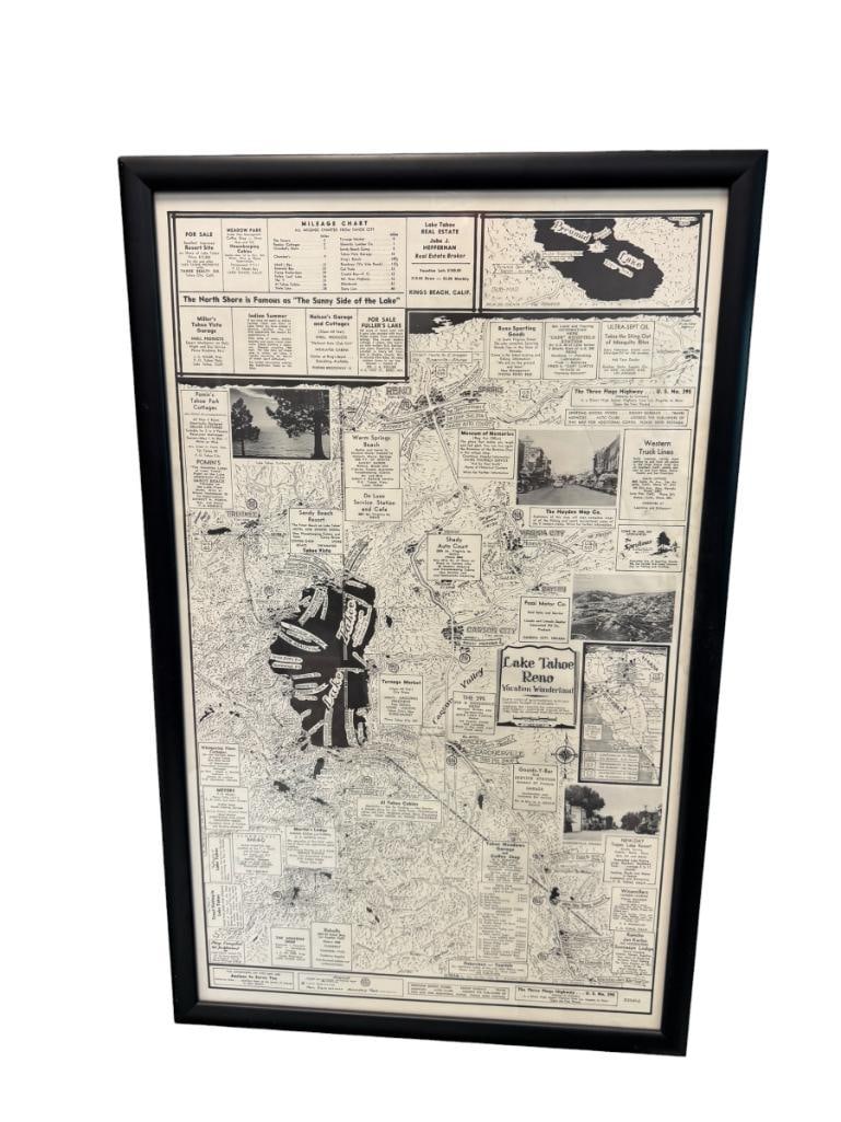 NEVADA / CALIFORNIA SURROUNDING AREAS MAP WITH ADVERTISMENTS (1 of 9)
