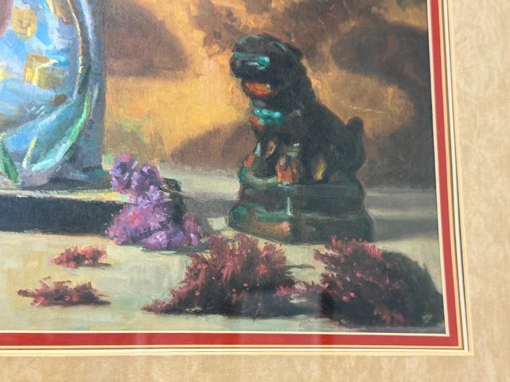 RICHARD VERNON GOETZ LIMITED EDITION LITHOGRAPH FLOWER MUSIC NO. 135/1000 - 6