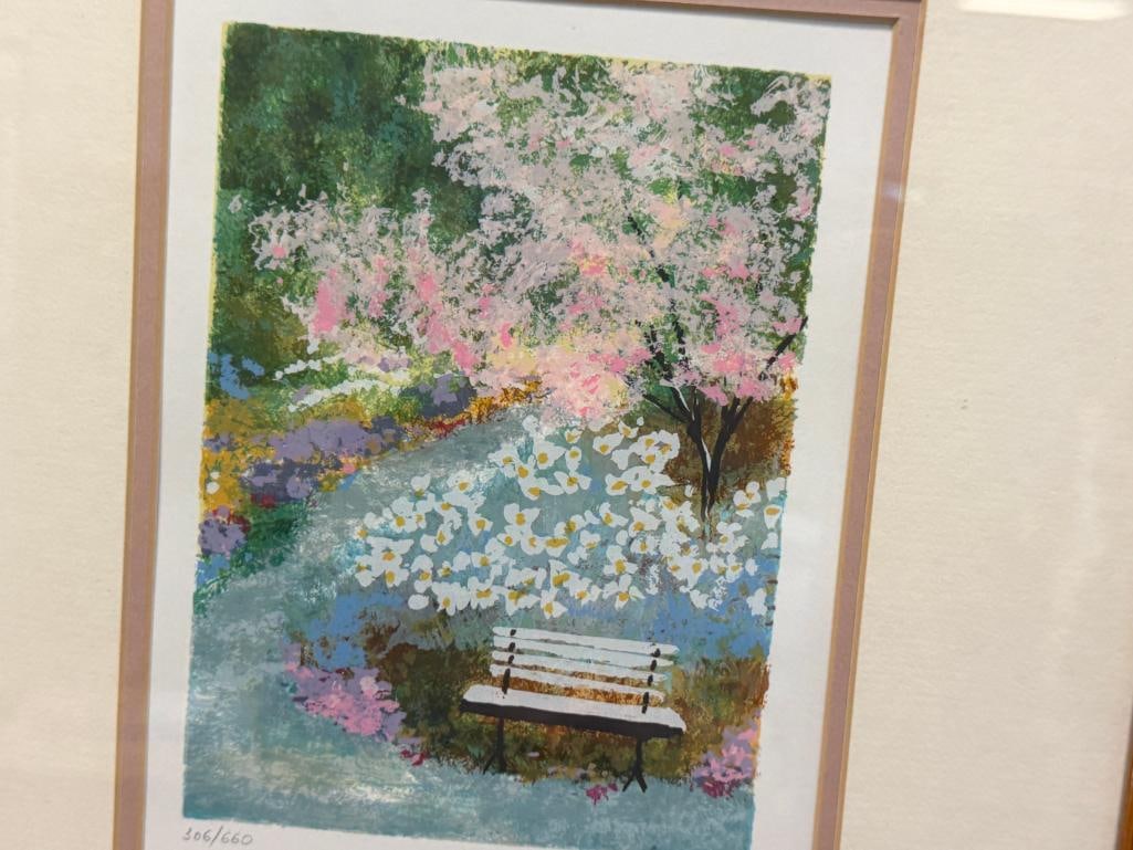 EDA VARRICCHIO LIMITED EDITION LITHOGRAPH TITLED SPRING MORNING NO. 306/660 - 2