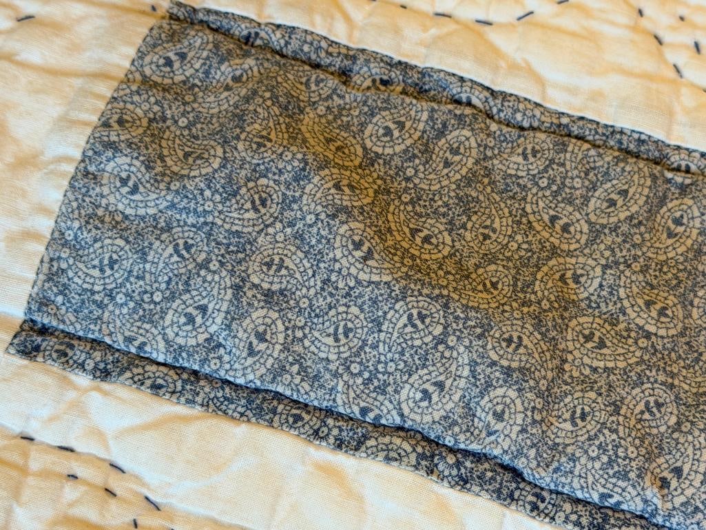 WEDGEWOOD QUILTED BED SPREAD STRIPE DESIGN - 3