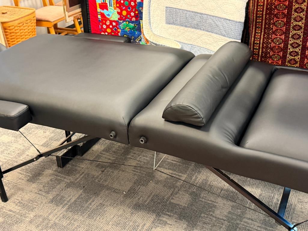 BEST MASSAGE PORTABLE FOLDING MASSAGE TABLE WITH ADJUSTABLE RECLINE AND CUSHIONS - 2