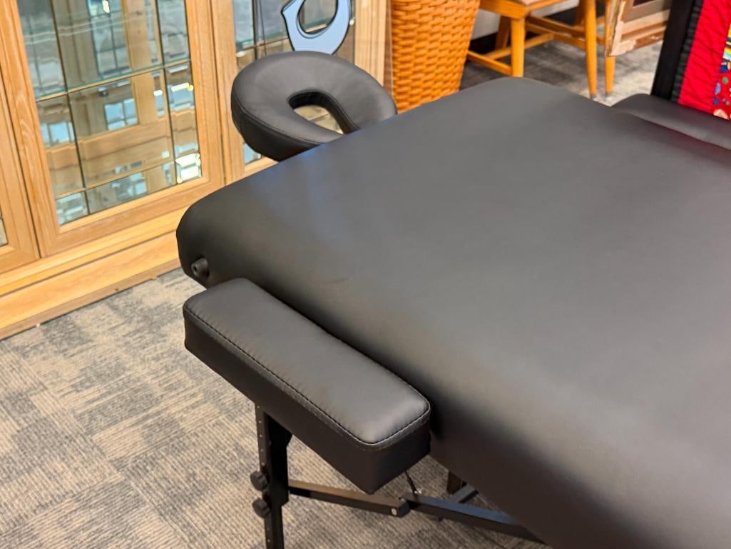 BEST MASSAGE PORTABLE FOLDING MASSAGE TABLE WITH ADJUSTABLE RECLINE AND CUSHIONS - 3