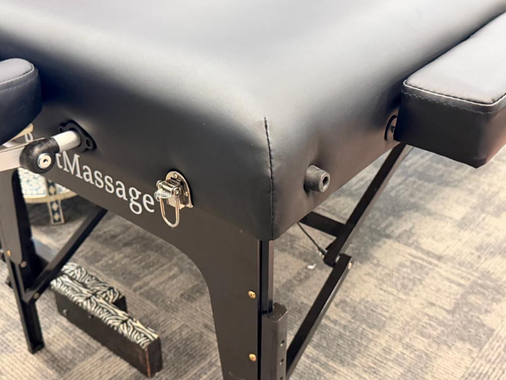 BEST MASSAGE PORTABLE FOLDING MASSAGE TABLE WITH ADJUSTABLE RECLINE AND CUSHIONS - 5