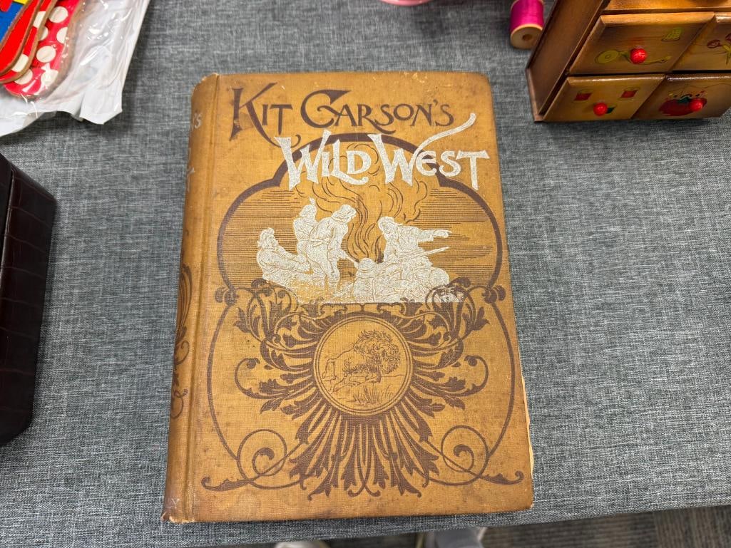 1880 KIT CARSON'S WILD WEST BOOK BY DEWITT C. PETERS PUBLISHED BY GEORGE SULLY - 2