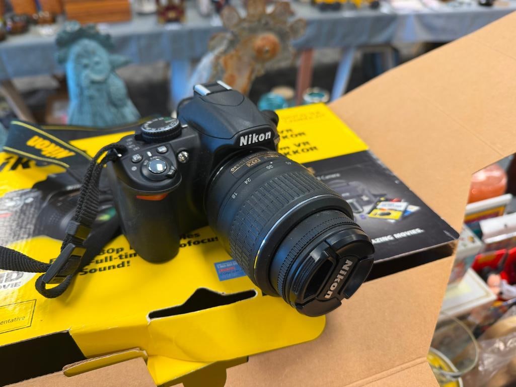 NIKON D3100 DIGITAL SLR CAMERA KIT INLCUDES 18-55MM DX AND 55-200DX LENSES - 12