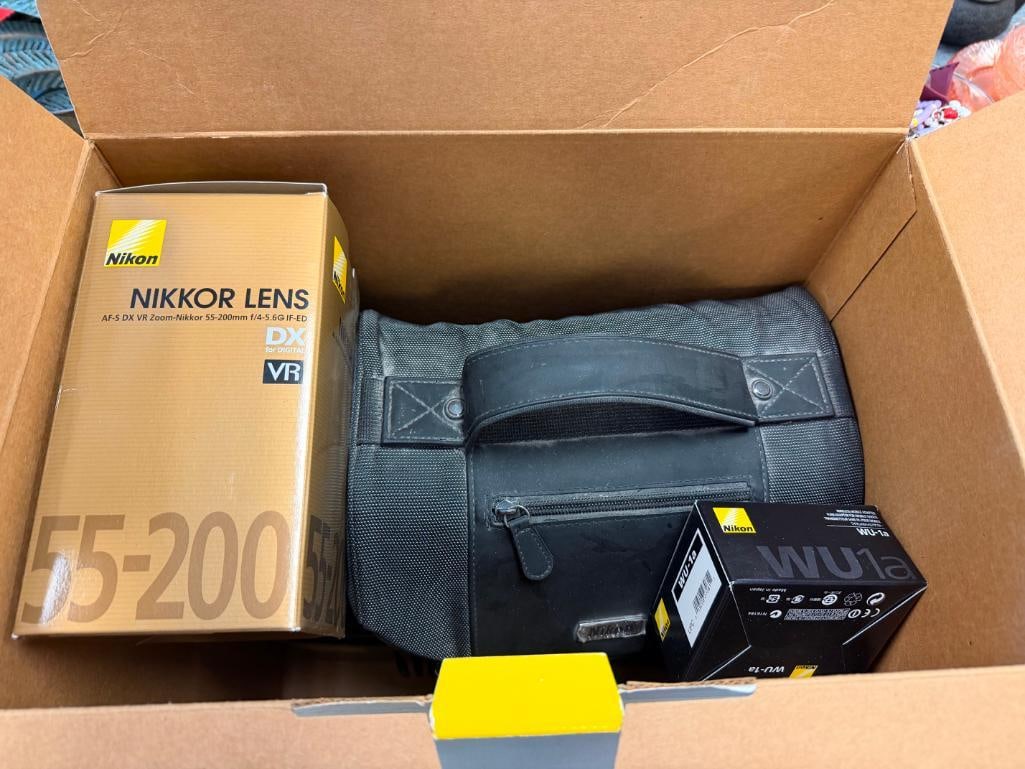 NIKON D3100 DIGITAL SLR CAMERA KIT INLCUDES 18-55MM DX AND 55-200DX LENSES - 6