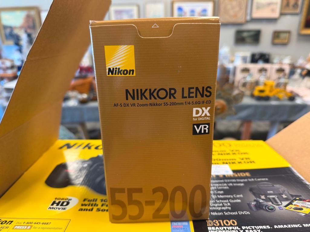 NIKON D3100 DIGITAL SLR CAMERA KIT INLCUDES 18-55MM DX AND 55-200DX LENSES - 7