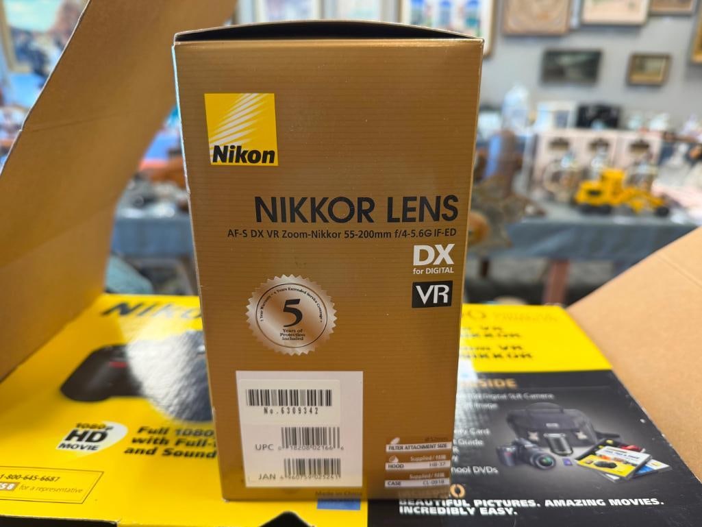 NIKON D3100 DIGITAL SLR CAMERA KIT INLCUDES 18-55MM DX AND 55-200DX LENSES - 8