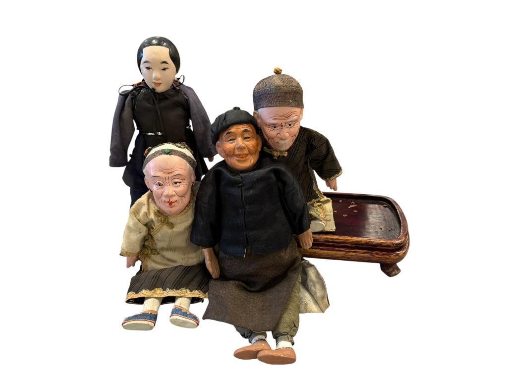 ANTIQUE CHINESE DOOR OF HOPE / MISSION STUFFED TEXTILE DOLLS CIRCA 1920'S - 1930'S (1 of 13)